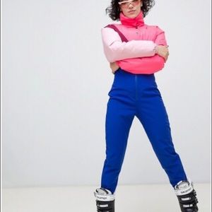 Asos color block ski suit